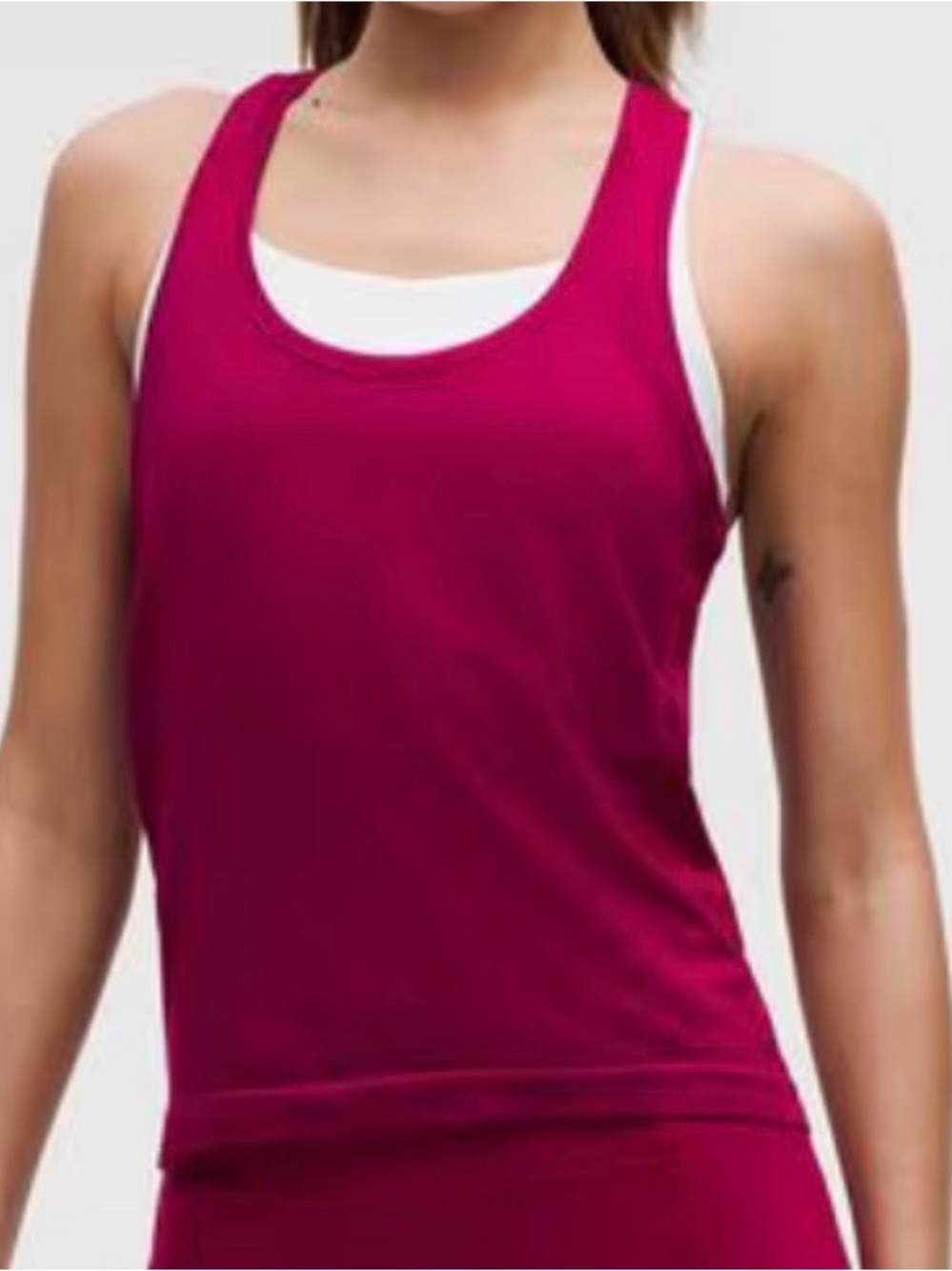 Lululemon Women's Swiftly Tech Racerback Tank Top Women’s 8 Red Purple